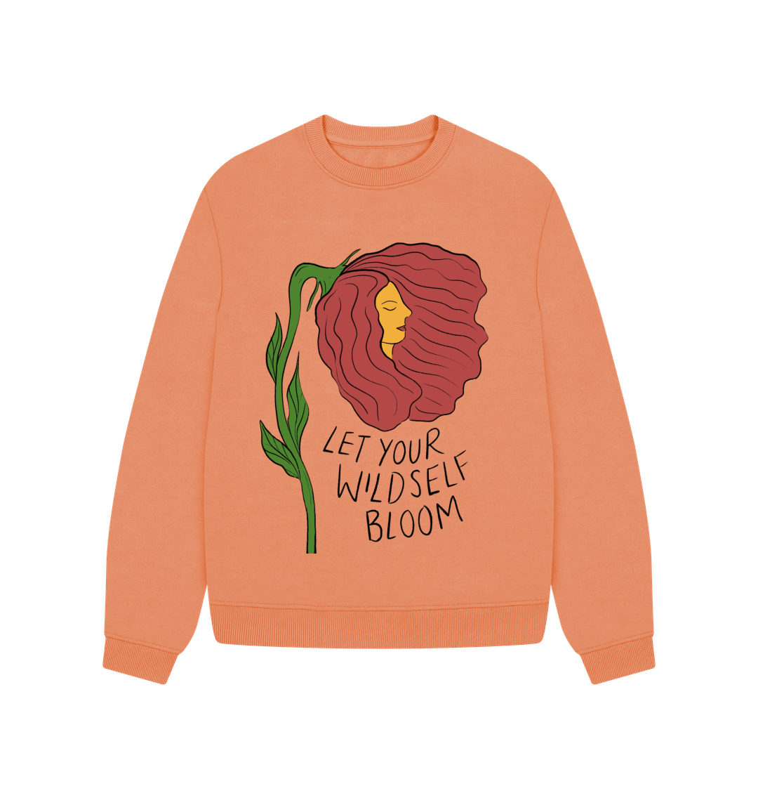 Apricot 'Bloom' - Oversize Sweatshirt