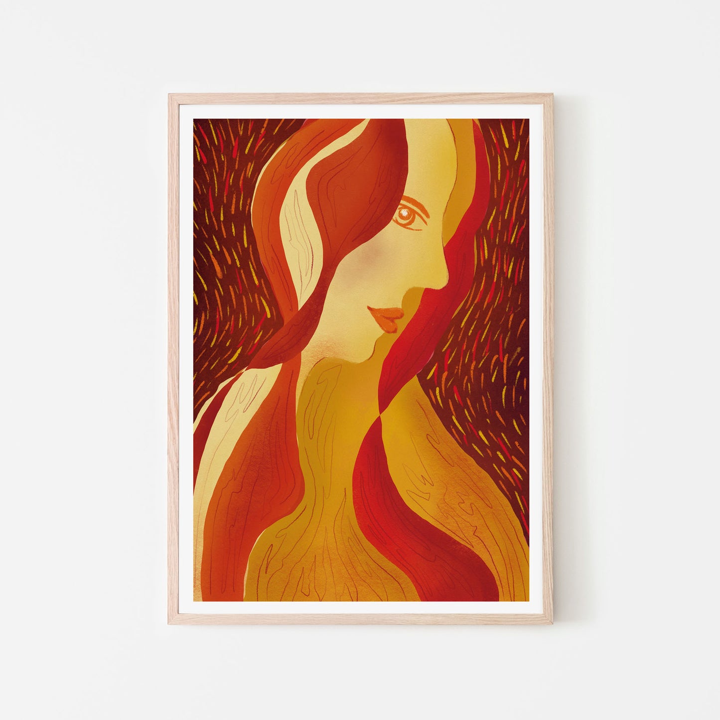 Wild Women of the Elements - Fire - Print