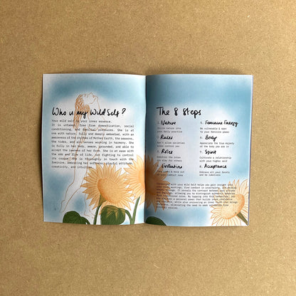 An Introduction to the 8 Steps to Awakening the Wild Self - Zine style guidebook